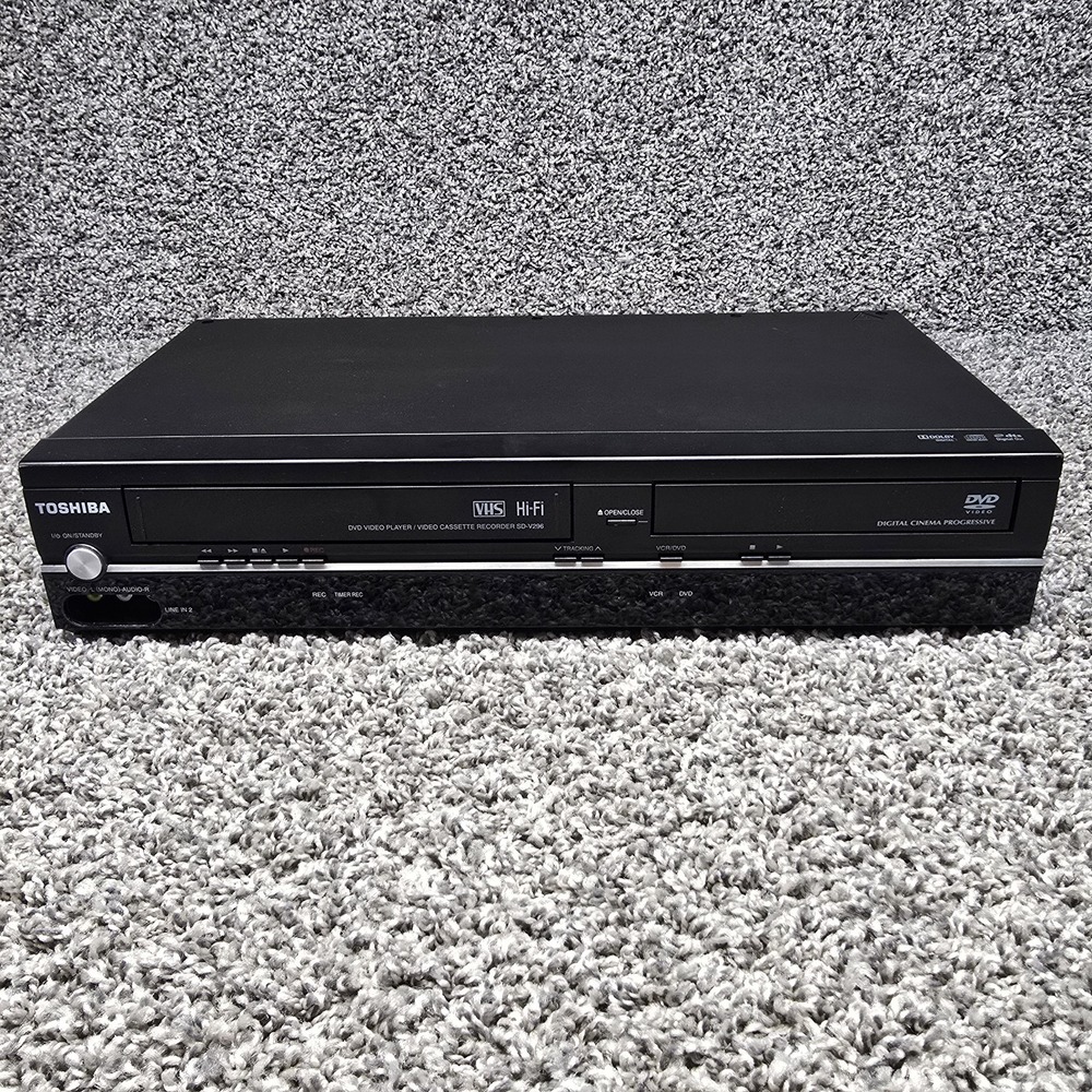 Toshiba DVD VCR  SD-V296 K-TU  Recorder Combo Player Tested